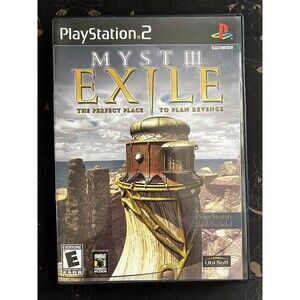 Myst III 3: Exile Sony PlayStation 2 PS2 CIB 2002 Ubisoft With Manual
